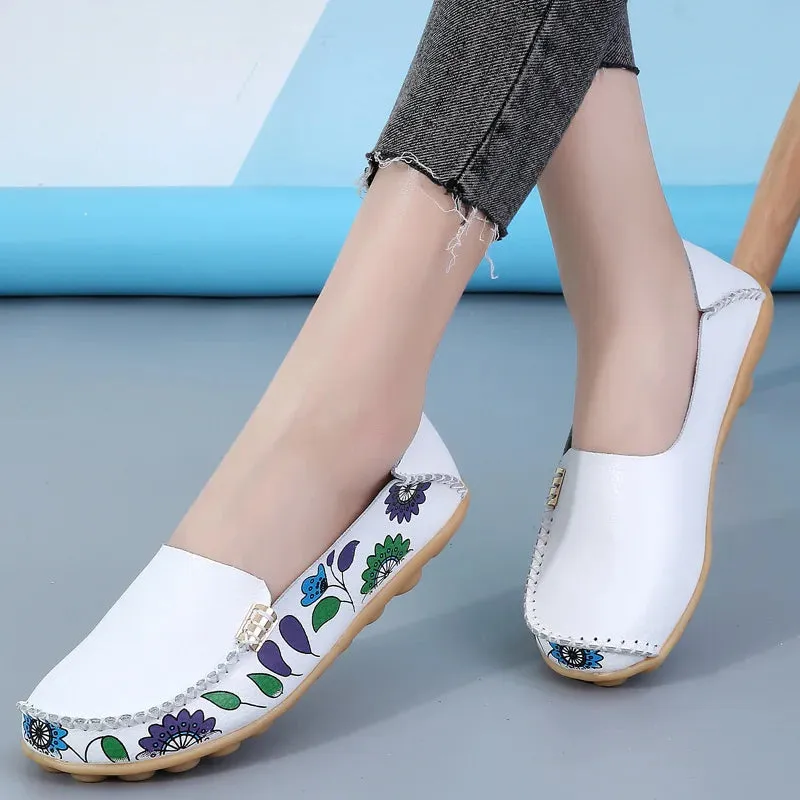 Stylish Leather Moccasins