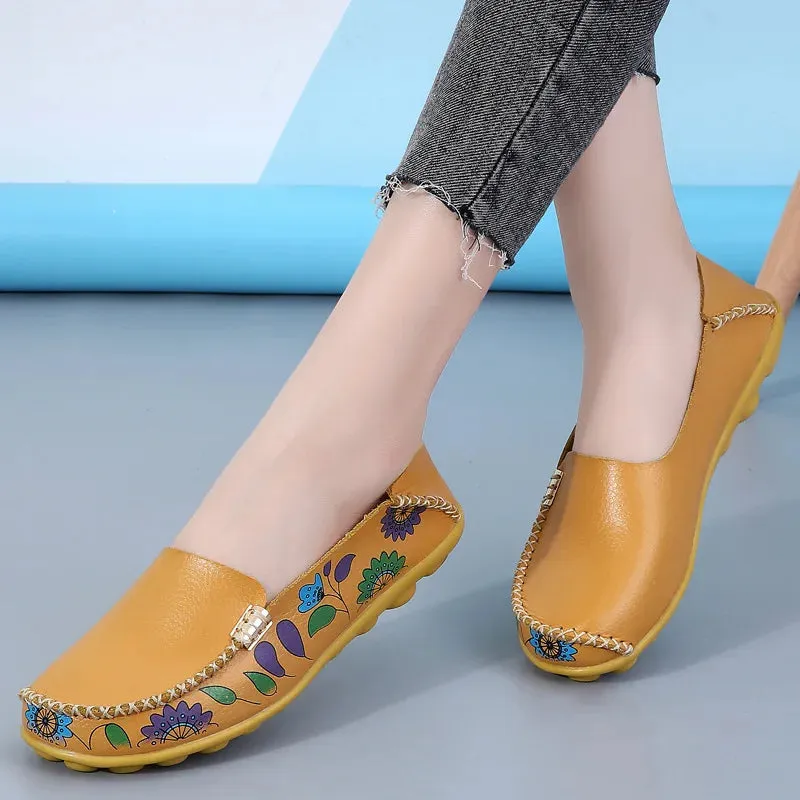 Stylish Leather Moccasins