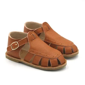 Tan Leather Gracie Sandals