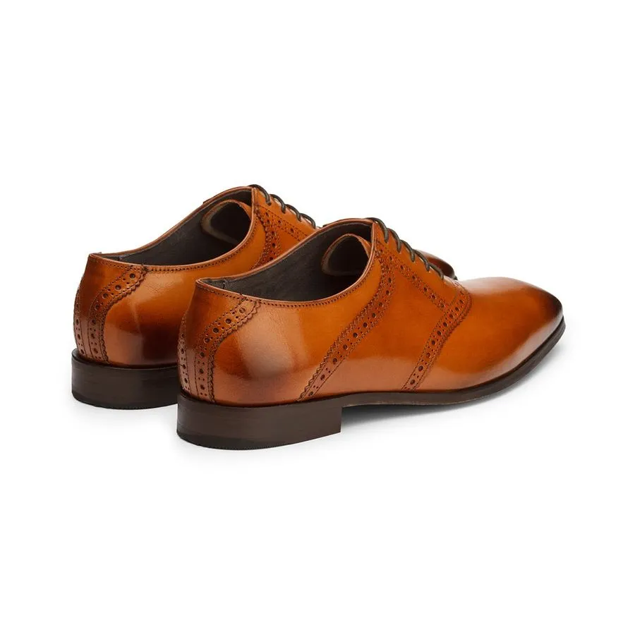 Tan Saddle Oxfords