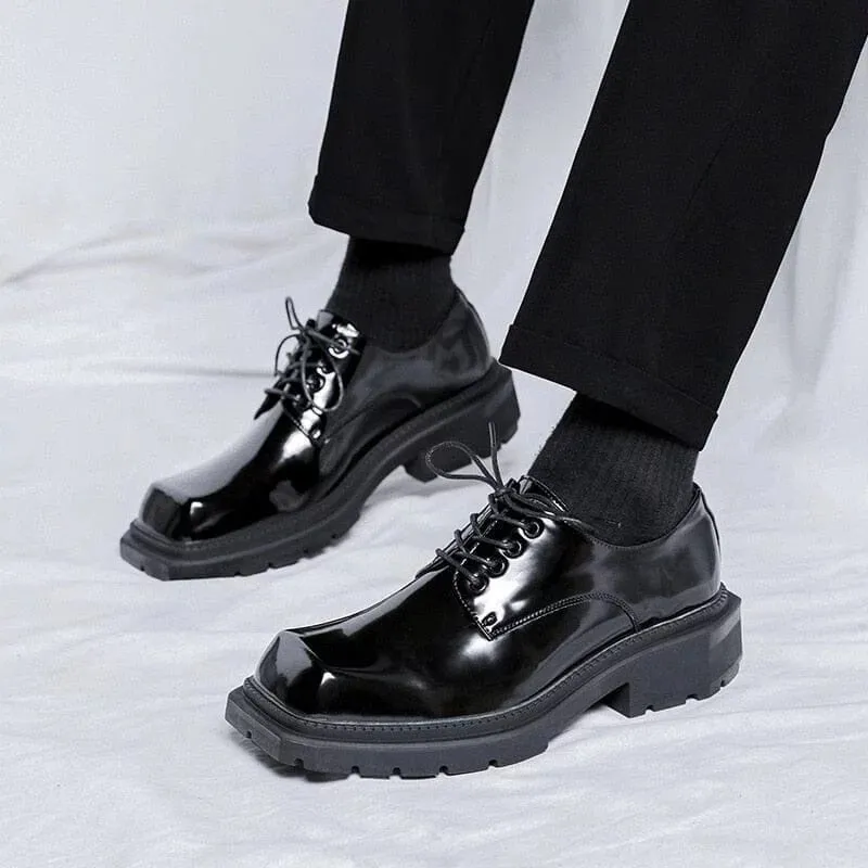 The Geo Genuine Leather Oxford Dress Shoes
