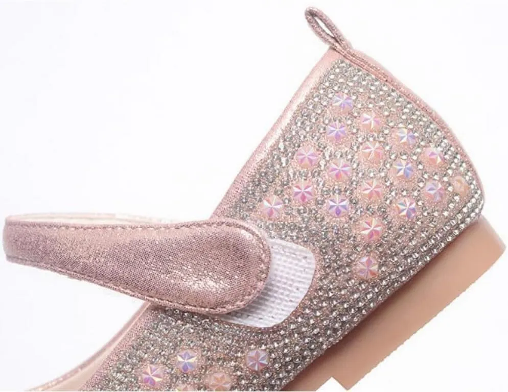 Toddler Little Girls Mary Jane Ballet Ballerina Flats Slip-on School Party Princess Dress Shoes