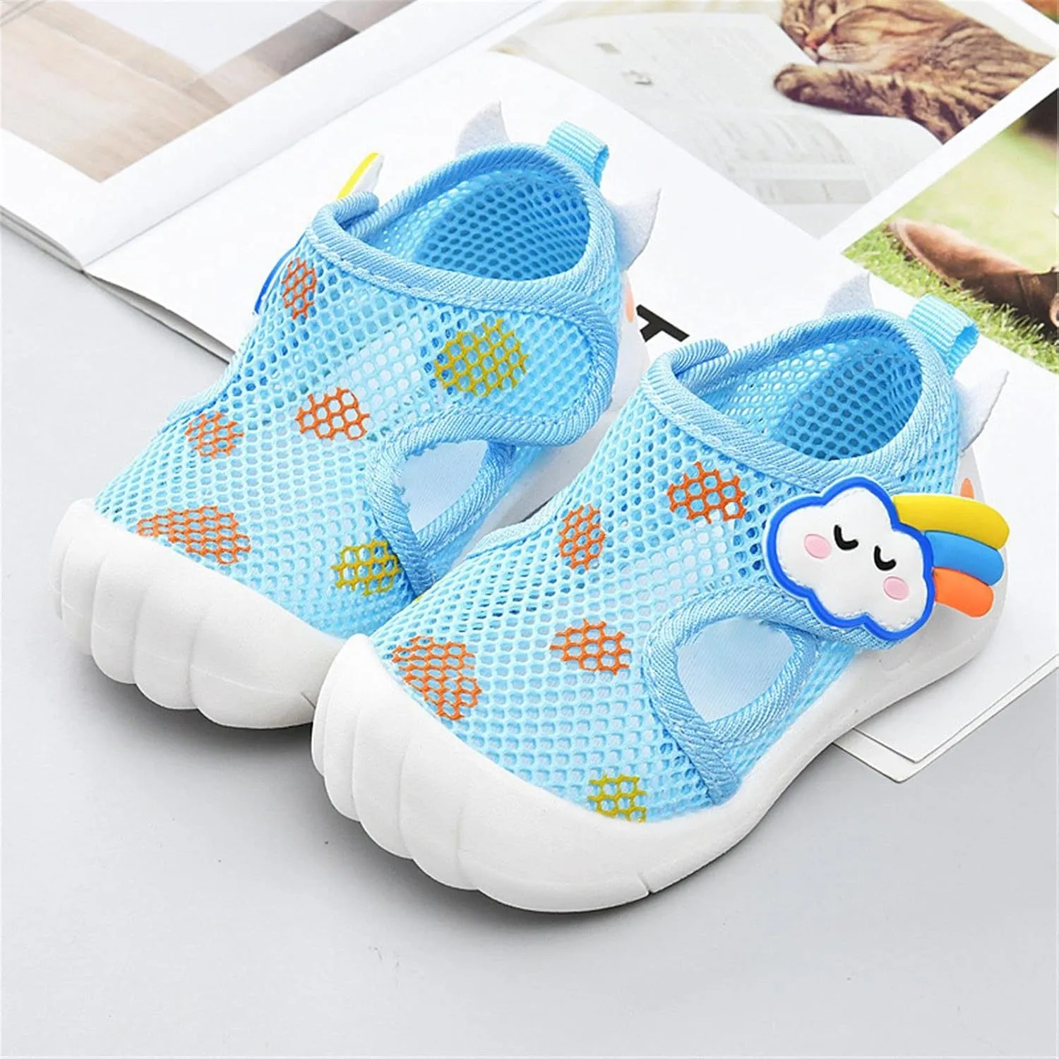 Toddler Water Socks Infant Toddler Girls Boys Shoes Sandals Flat Bottom Non Slip Half Open Toe Slip Baby Girl Moccasins