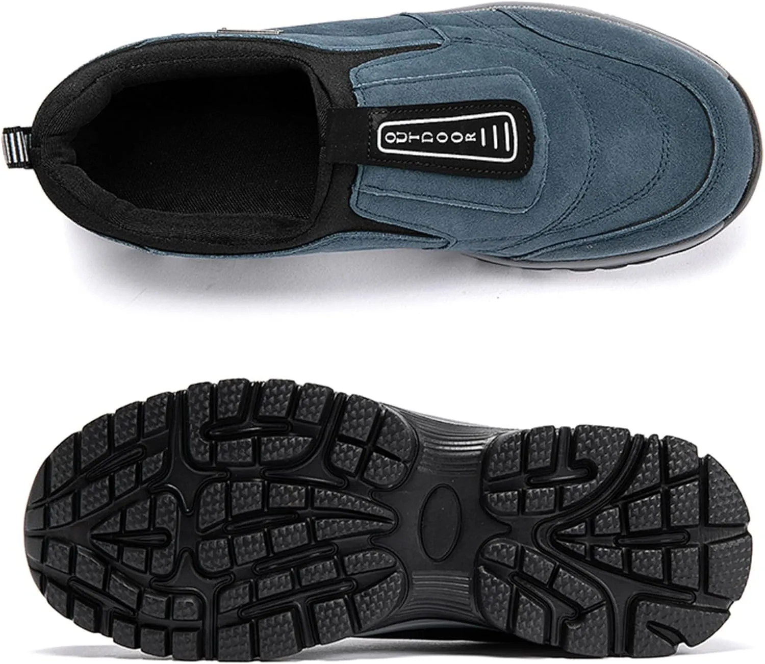 Tongzone Men's Slip On Walking Shoes Mesh Lightweight Casual Work Loafer Sneakers