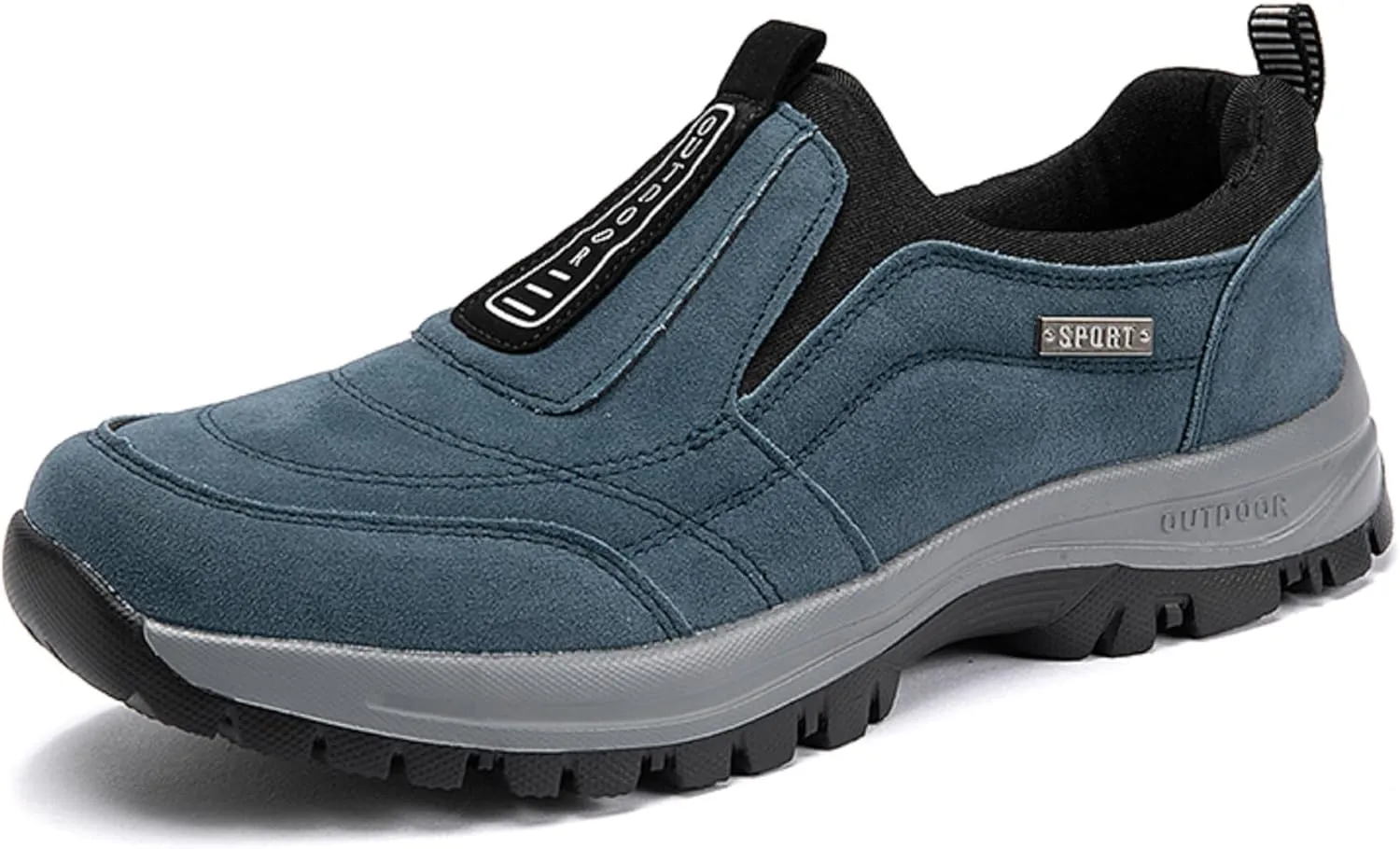 Tongzone Men's Slip On Walking Shoes Mesh Lightweight Casual Work Loafer Sneakers