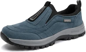 Tongzone Men's Slip On Walking Shoes Mesh Lightweight Casual Work Loafer Sneakers