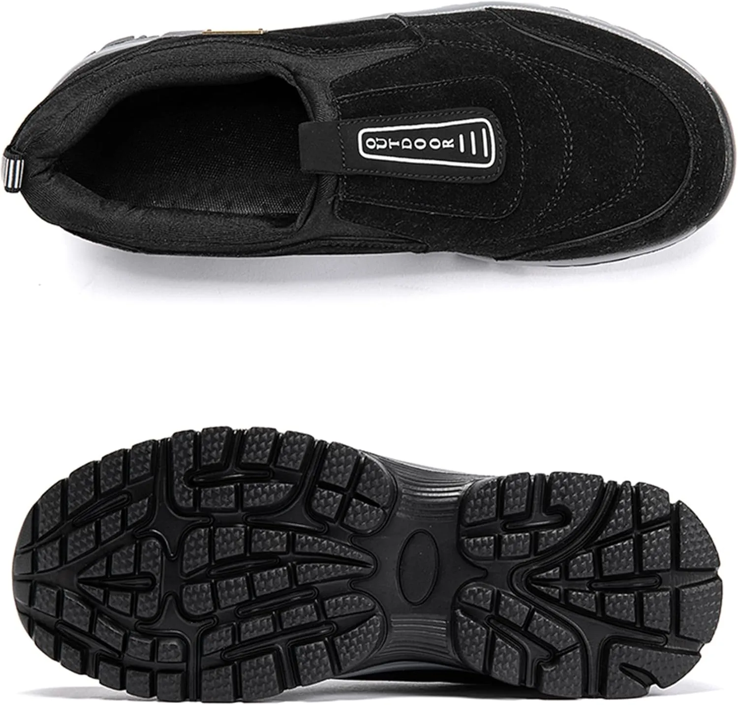 Tongzone Men's Slip On Walking Shoes Mesh Lightweight Casual Work Loafer Sneakers