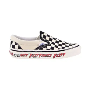Vans Fast Times Classic Slip-On 98 DX 'Anaheim Factory' Men's Shoes Cream-Black
