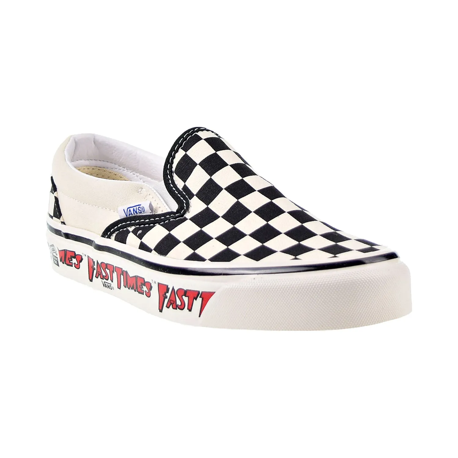 Vans Fast Times Classic Slip-On 98 DX 'Anaheim Factory' Men's Shoes Cream-Black