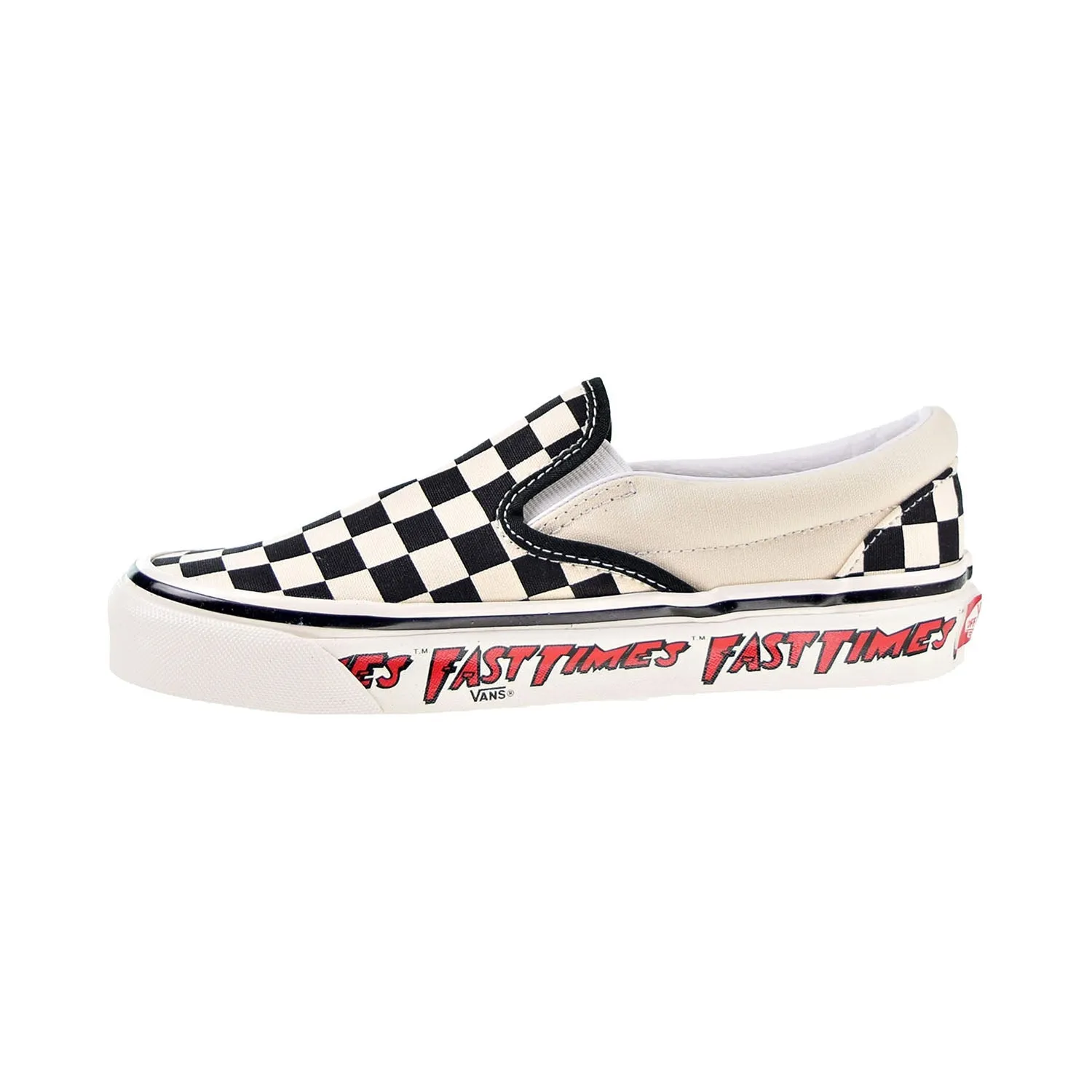 Vans Fast Times Classic Slip-On 98 DX 'Anaheim Factory' Men's Shoes Cream-Black