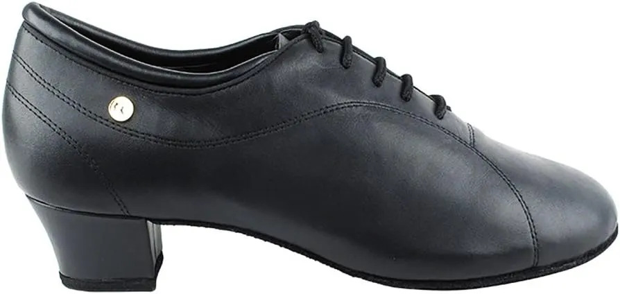 Very Fine Dance Shoes - Mens Latin, Rhythm Ballroom Dance Shoes - CD9326DB - 1.5-inch Heel and Foldable Brush Bundle
