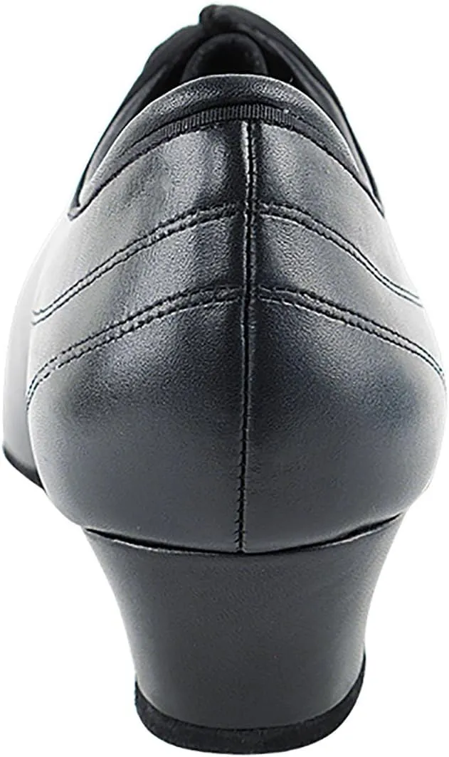 Very Fine Dance Shoes - Mens Latin, Rhythm, Waltz Ballroom Dance Shoes - CD9316-1.5-inch Heel and Foldable Brush Bundle