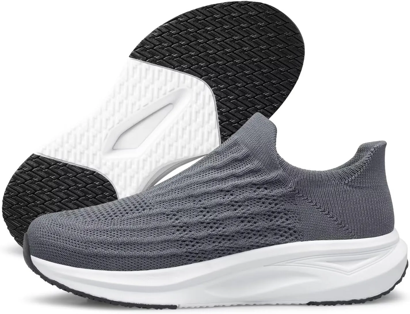 vibdiv Slip-on Walking Shoes Women Barefoot Barefoot Sock Sneakers Flat Casual Lightweight Comfortable Breathable Laceless