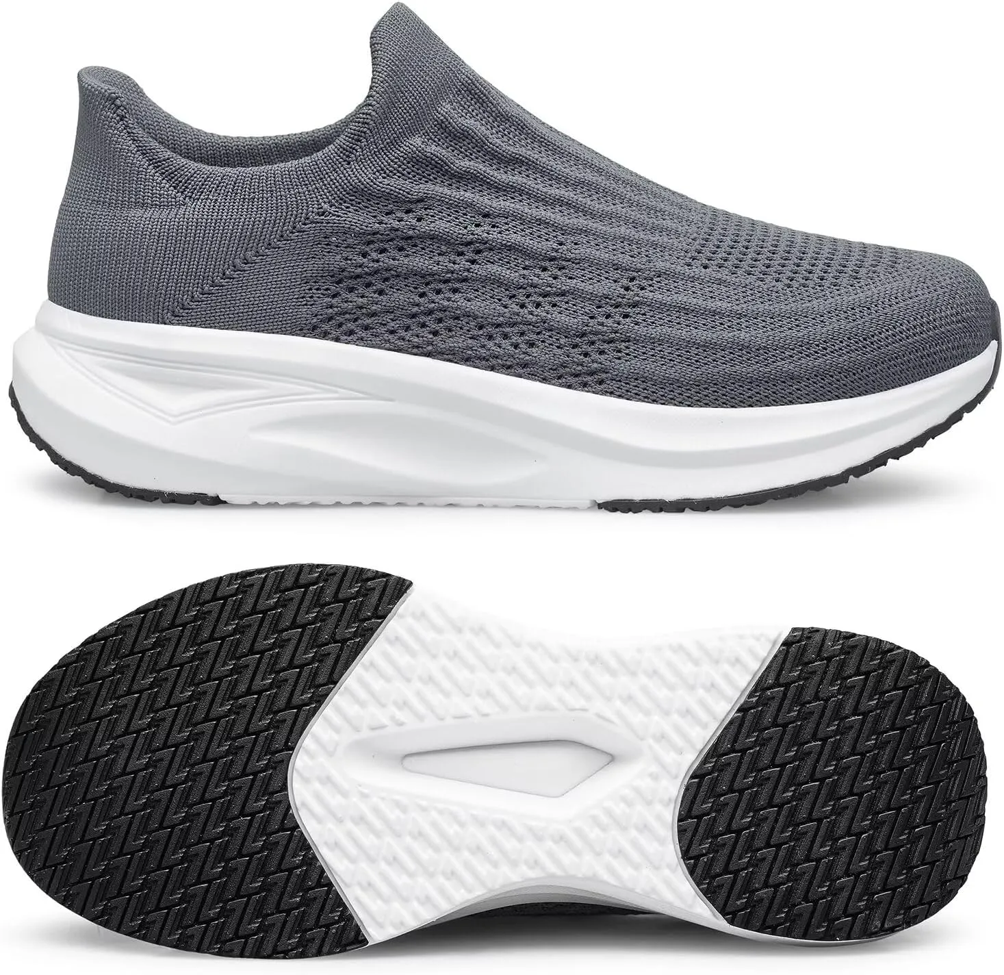 vibdiv Slip-on Walking Shoes Women Barefoot Barefoot Sock Sneakers Flat Casual Lightweight Comfortable Breathable Laceless