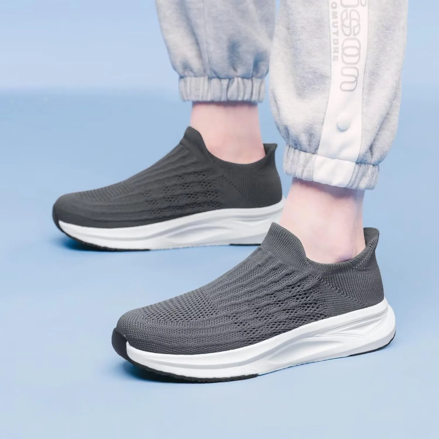 vibdiv Slip-on Walking Shoes Women Barefoot Barefoot Sock Sneakers Flat Casual Lightweight Comfortable Breathable Laceless