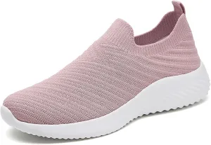 Walking Shoes Women Slip On Casual Comfortable Lightweight Breathable Mesh Sock Athletic Workout Tennis Running Sneakers