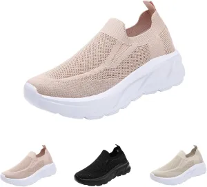 Walking Shoes Women Slip On Sneakers Casual Comfortable Mesh Breathable Tennis Shoes Non Slip Workout Athletic Shoes