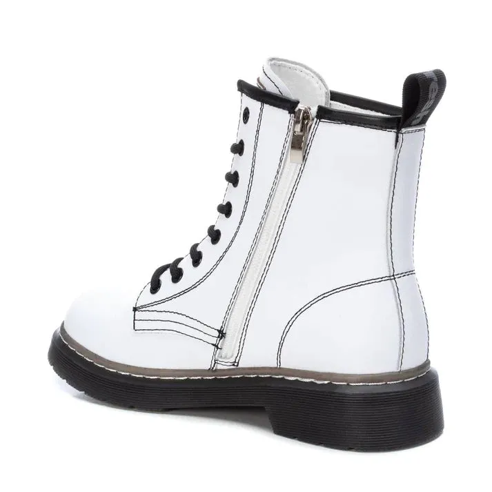 White Combat Style Boots by Refresh
