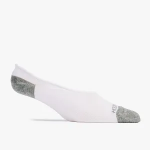 White No Show Sock