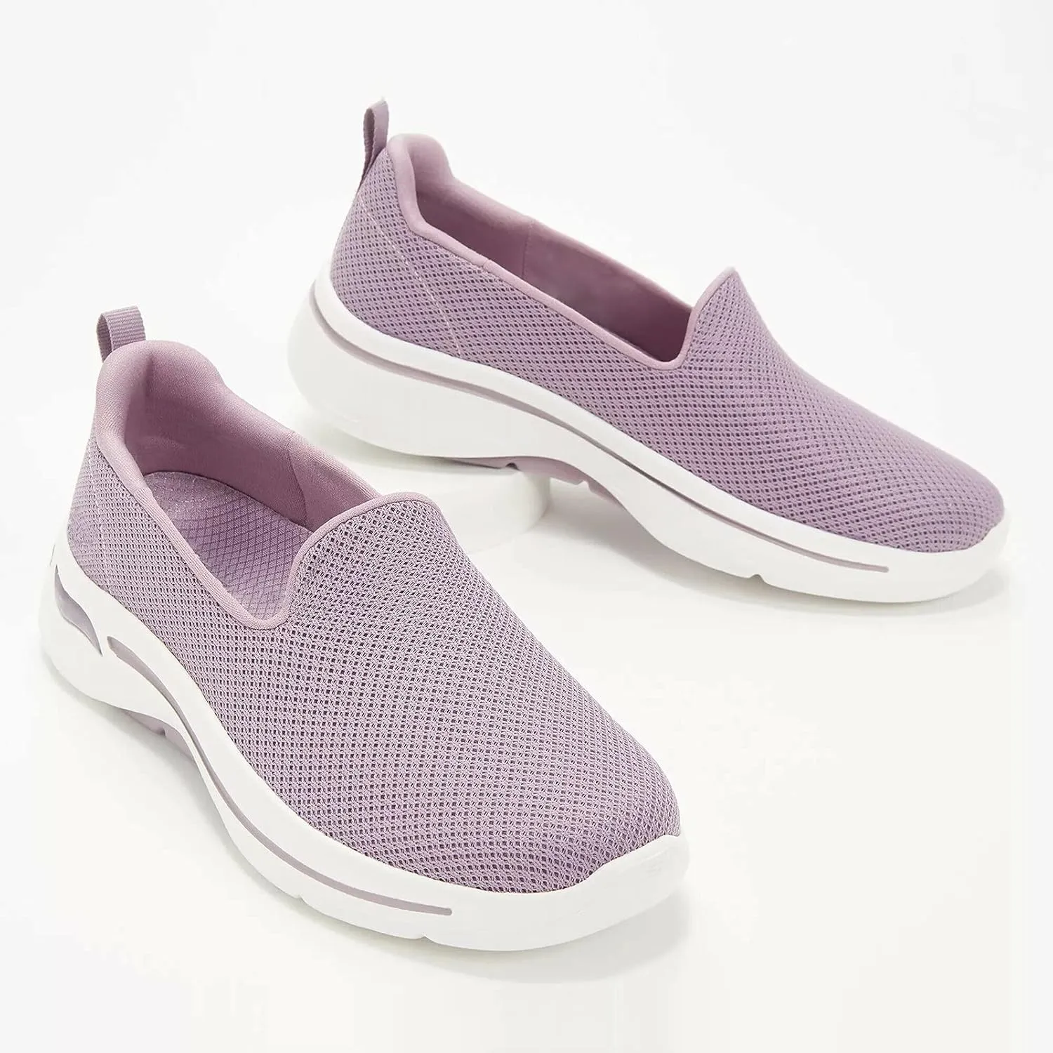 Women's Athletic Slip On Walking Shoes Comfortable Lightweight Breathable Knit Sock Shoe Casual Mesh Non Slip Tennis Workout Running Sneakers