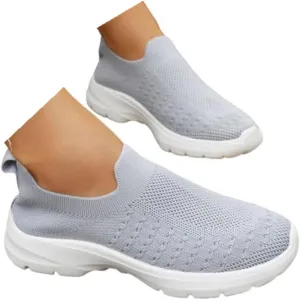 Women's Fashion Sneakers Casual Slip On Sneakers Mesh Breathable Womens Walking Shoes Comfortable Hiking Running Shoes Non Slip Lightweight Lace-up Walking Sneakers Work Workout Gym Travel