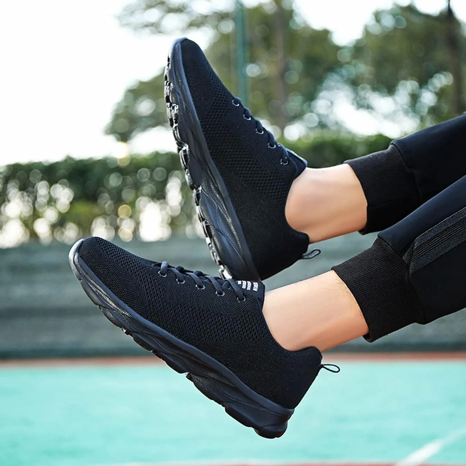 Womens Lace Up Running Shoes Non Slip Walking Shoes Mens Casual Shoes Gym Black Casual Shoes Slip On Sneakers Platform Tennis Shoe Cross Trainer Shoe