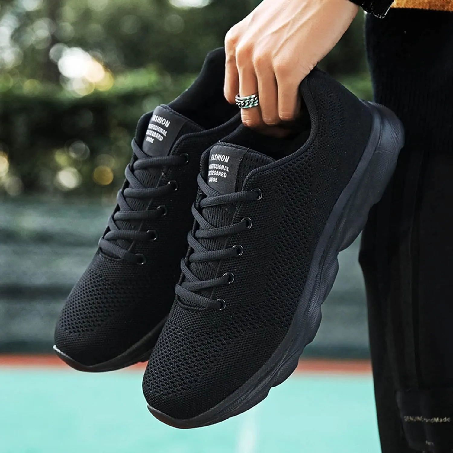 Womens Lace Up Running Shoes Non Slip Walking Shoes Mens Casual Shoes Gym Black Casual Shoes Slip On Sneakers Platform Tennis Shoe Cross Trainer Shoe
