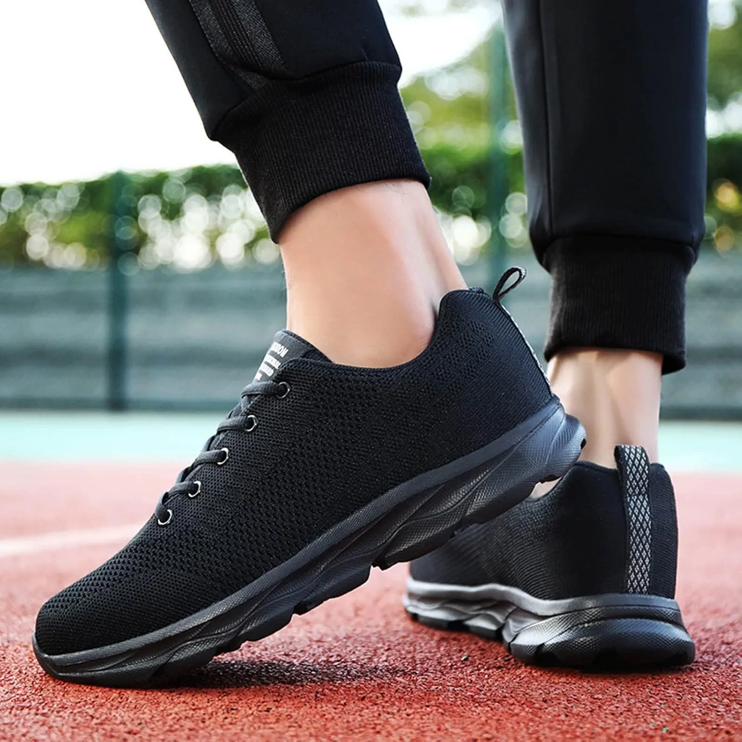 Womens Lace Up Running Shoes Non Slip Walking Shoes Mens Casual Shoes Gym Black Casual Shoes Slip On Sneakers Platform Tennis Shoe Cross Trainer Shoe