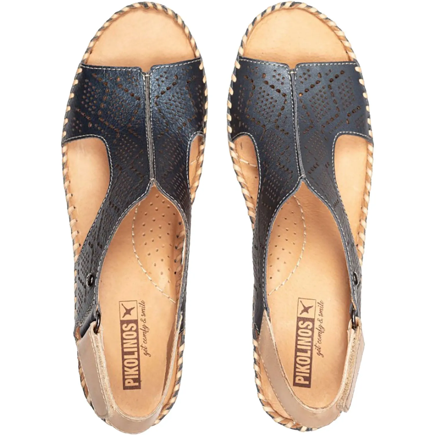 Women's Pikolinos Aguadulce W3Z-1775CPC1 Blue Leather