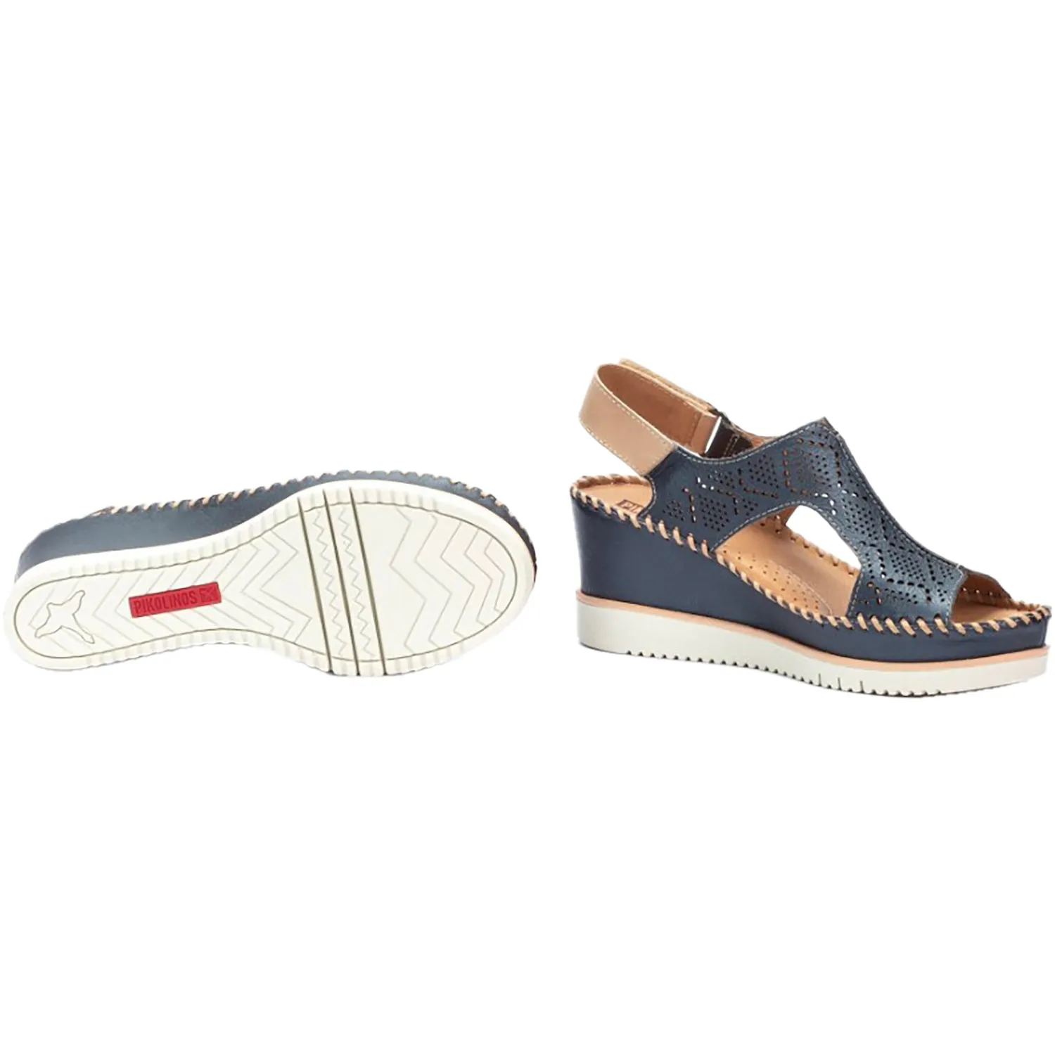 Women's Pikolinos Aguadulce W3Z-1775CPC1 Blue Leather