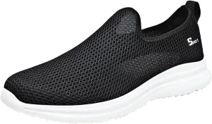 Womens Slip On Walking Shoes Lightweight Breathable Non Slip Non Slip Work Shoes Women Casual Women's Casual Shoes Waterproof Sneakers Tennis Shoe Cross Trainer Shoe