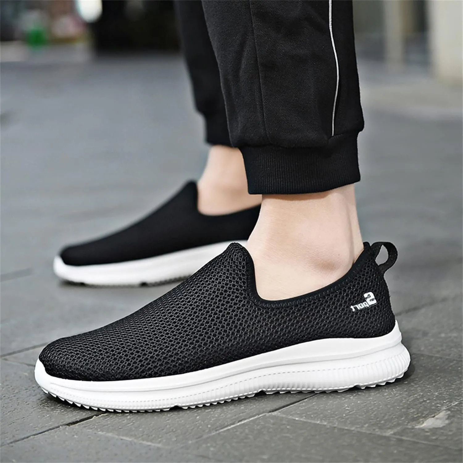 Womens Slip On Walking Shoes Lightweight Breathable Non Slip Non Slip Work Shoes Women Casual Women's Casual Shoes Waterproof Sneakers Tennis Shoe Cross Trainer Shoe