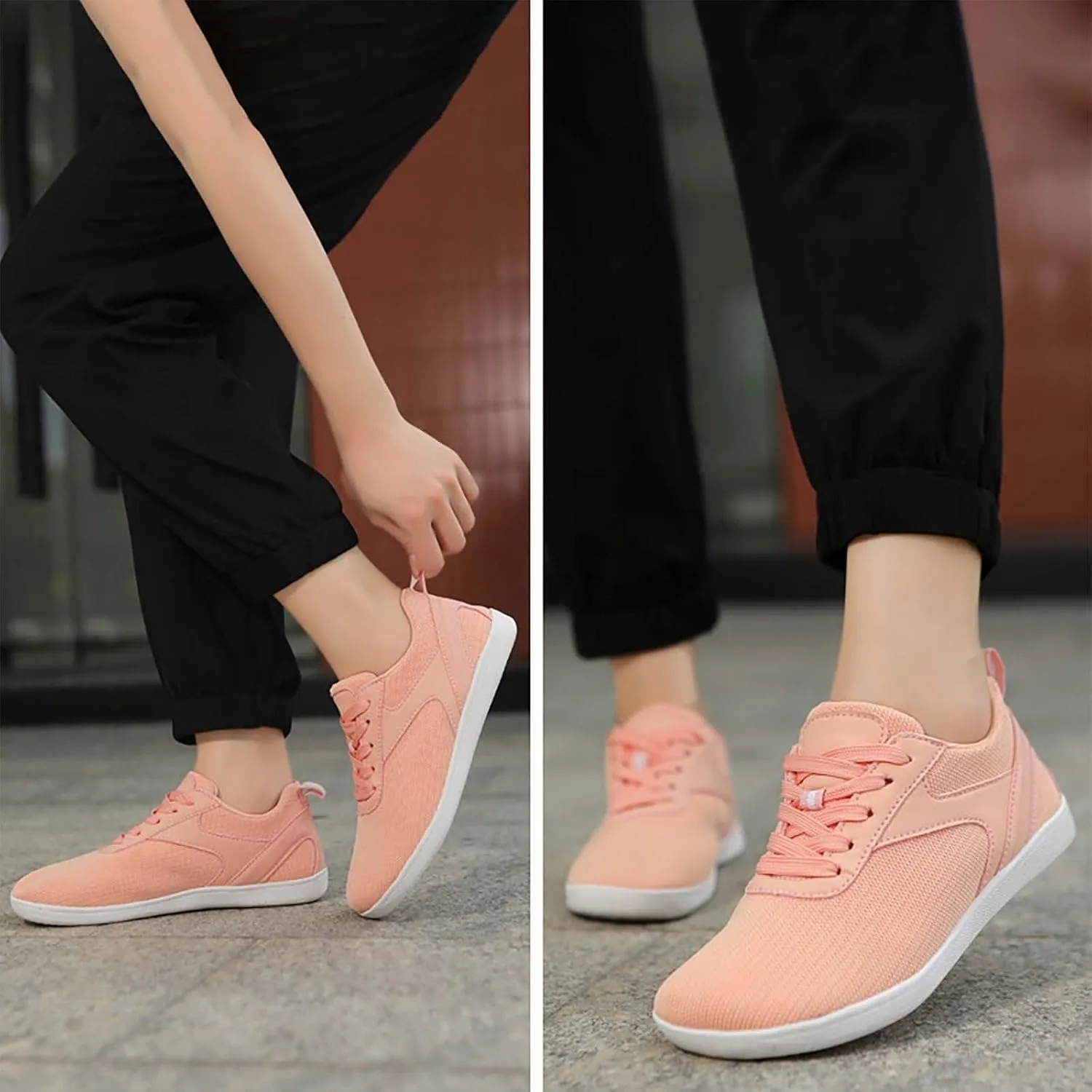 Womens Tennis Shoes Cute Woman Shoes Casual High Top Sneakers Men's KnitFlex Breeze Mesh Sneakers Oxfords Lace Black Tennis Shoe Cross Trainer Shoe