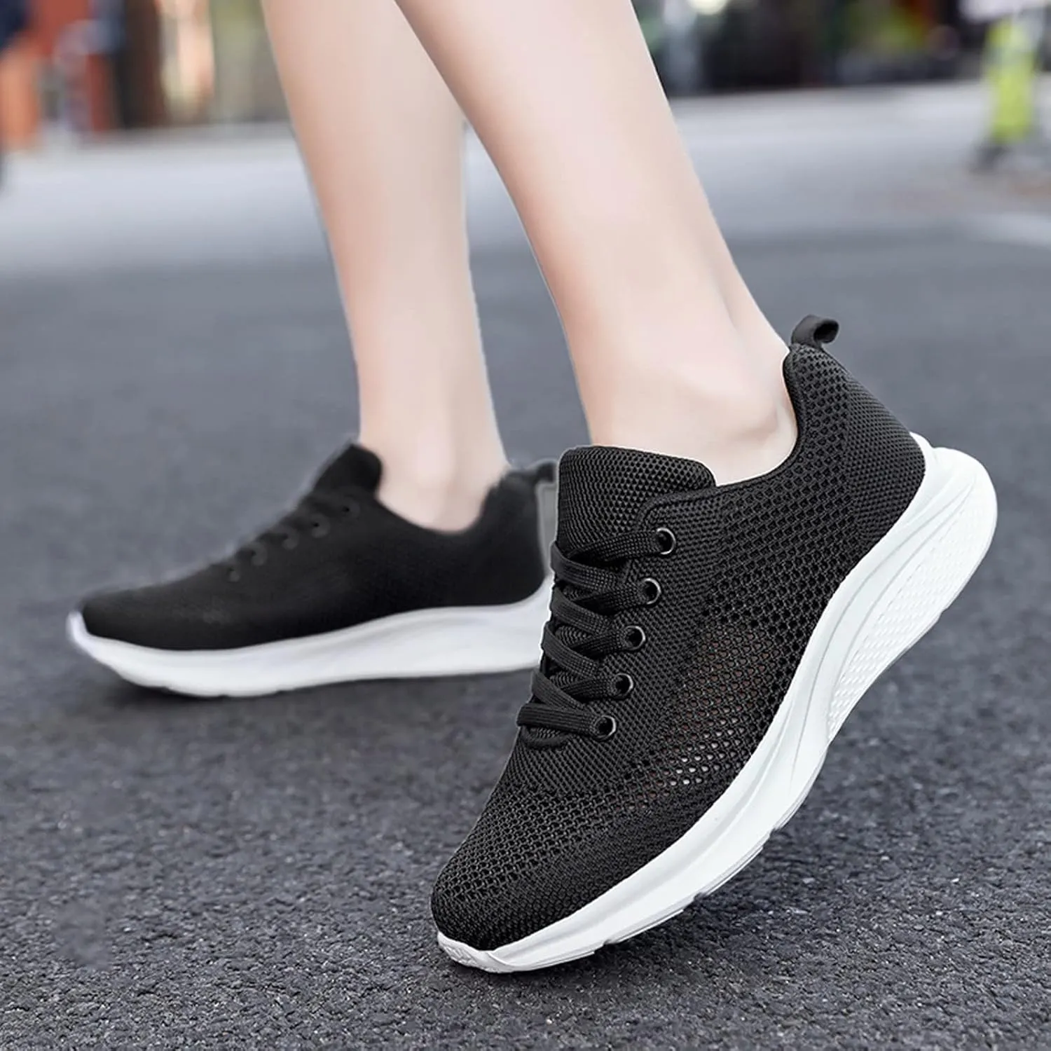 Women's Walking Shoes Lightweight Tennis Fashion Sneakers Lace Up Mens Casual Shoes Sport Men's Shoes Casual Wedge Sneakers Waterproof Tennis Shoe Trainers Shoe