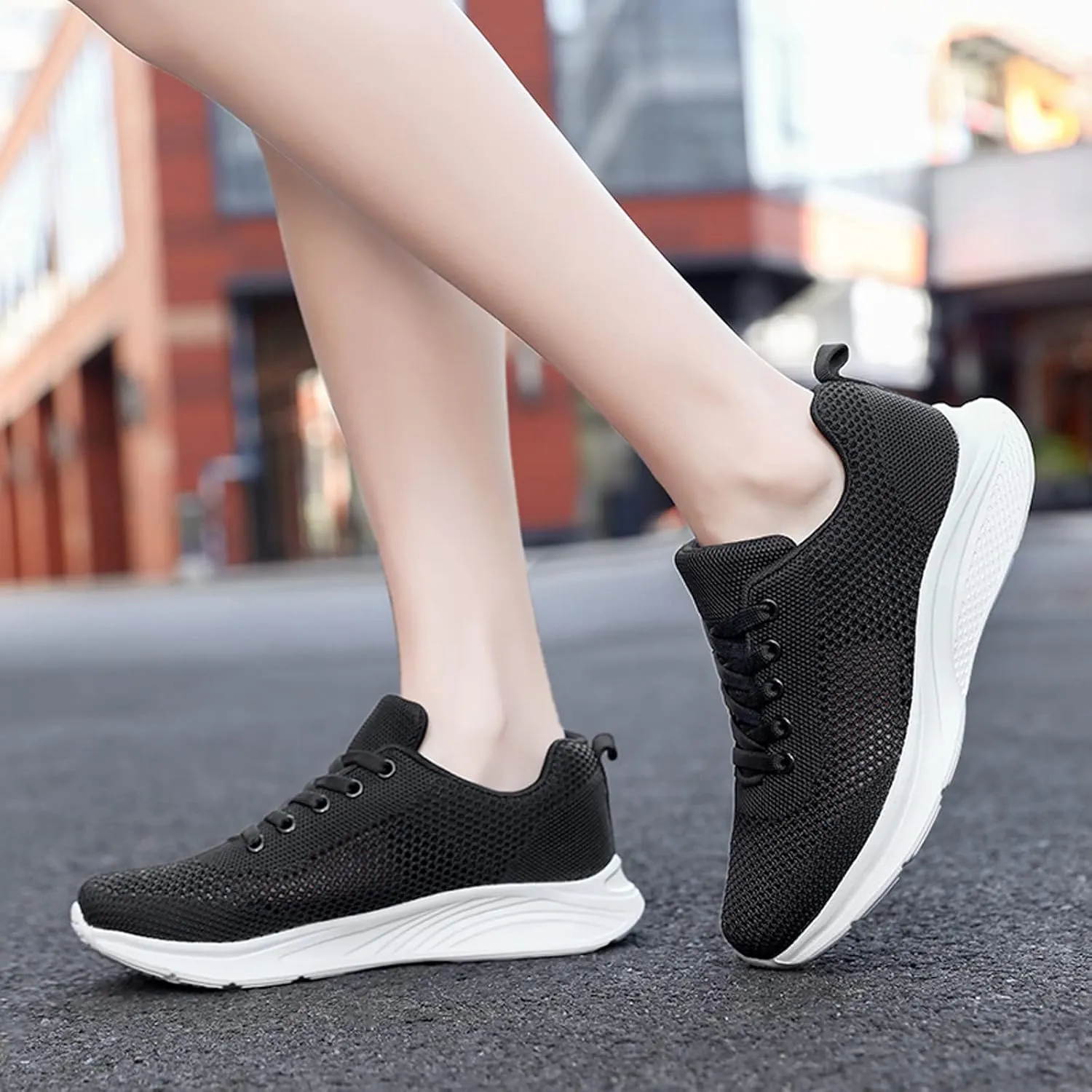 Women's Walking Shoes Lightweight Tennis Fashion Sneakers Lace Up Mens Casual Shoes Sport Men's Shoes Casual Wedge Sneakers Waterproof Tennis Shoe Trainers Shoe