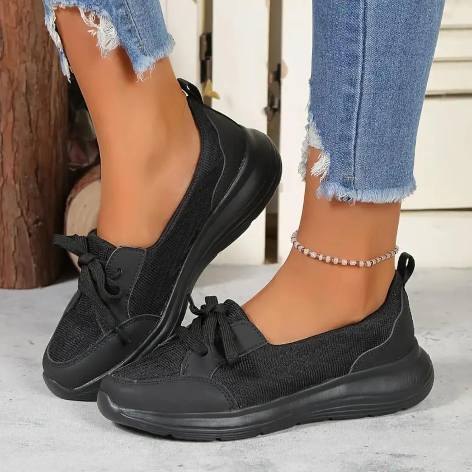 Womens Walking Shoes Slip On Sneakers Tennis Shoes Running Sport Workout Gym Shoes Athletic Non Slip Lightweight Breathable Fashion Casual Shoes for Travel Work