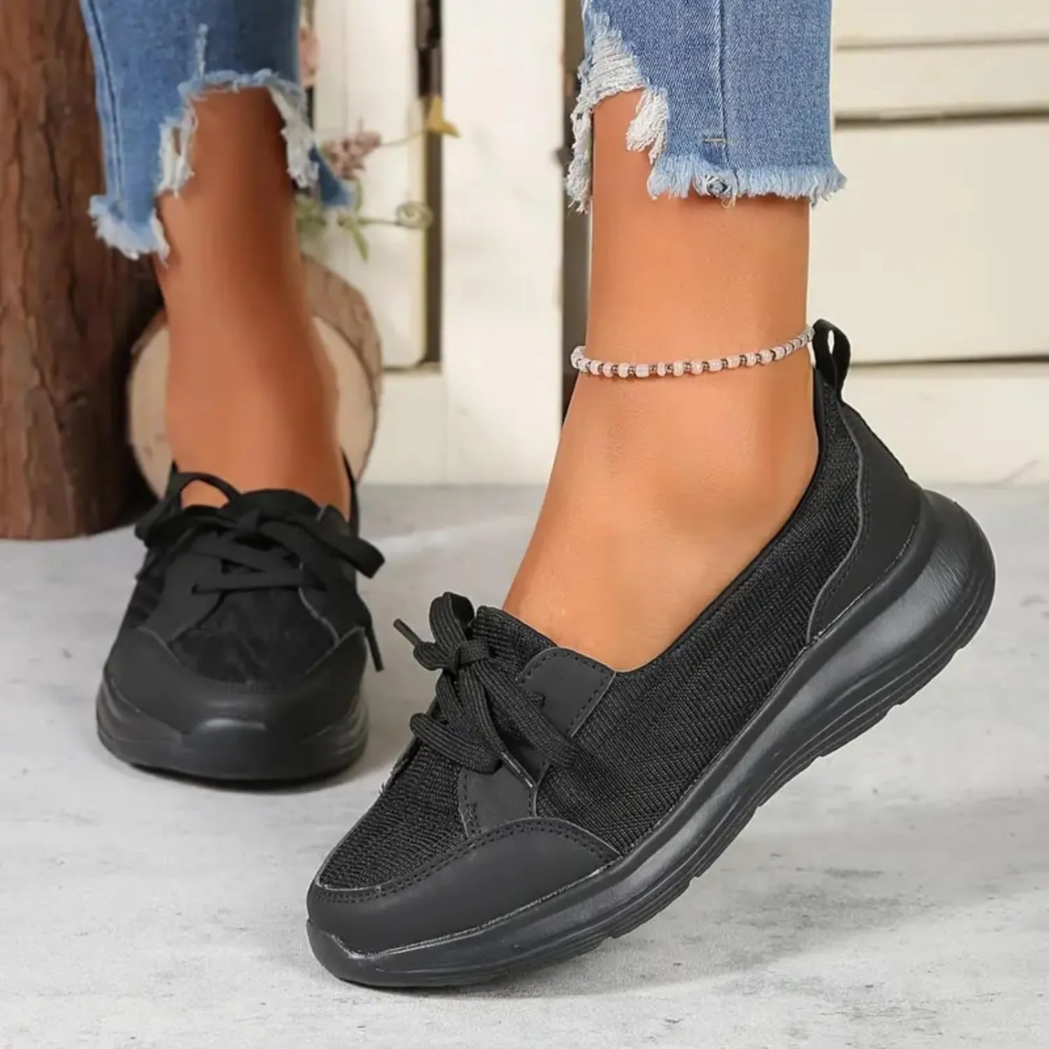 Womens Walking Shoes Slip On Sneakers Tennis Shoes Running Sport Workout Gym Shoes Athletic Non Slip Lightweight Breathable Fashion Casual Shoes for Travel Work
